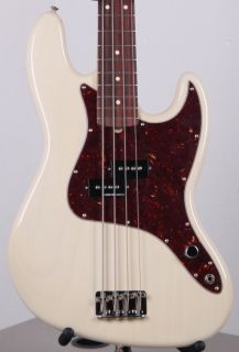    Hoppus Jazz Bass Upgrade White Blonde Electric Bass Guitar Brand New