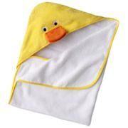 Carters Duck Yellow Hooded Bath Towel Infant One Size