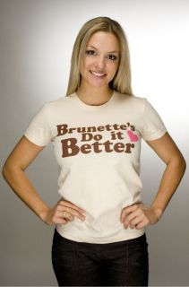 Brunettes do It Better Jessica Beal Cute Fitted New XL