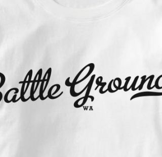 Battle Ground Washington WA Metro White Home T Shirt XL