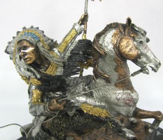 Legends Jim Beckwourth Crow Warrior Native American Sculpture Artist 