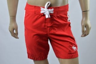 Mens Abercrombie & Fitch A&F Beaver Meadows Swim Board Shorts Swimsuit 