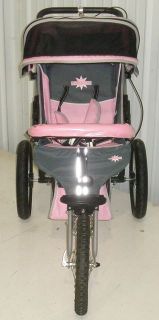 Bebelove USA EVO Special Edition Single Jogging Stroller Pink EVO s 