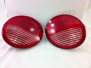 Volkswagen New Beetle 1998 99 00 01 02 03 04 05 Tail Lights Set Clear 