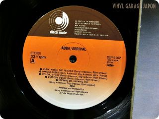ABBA NM WAX Arrival Japan Press Benny Andersson OBI LP j408