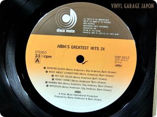   WAX Abbas Greatest Hits 24 Japan Press Benny Andersson OBI 2LP G141