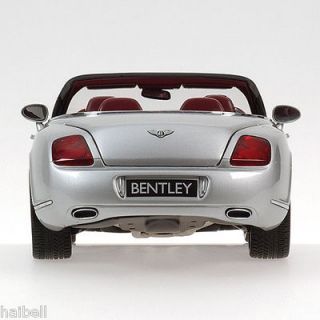 2006 Minichamps Bentley Continental GTC Die Cast 1 18 Silver New 100 