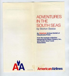 american airlines adventures in the south seas beebe