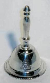 Triquetra Silver Altar Bell Wiccan Ritual Pagan Witch