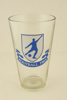 Football Pro Beer Glass Holds 440ml A Great Gift for Soccer Fans 