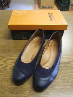 Beautifeel Holly 7756M Navy Blue Combo Low Heel Dress Shoes Ladies 6 