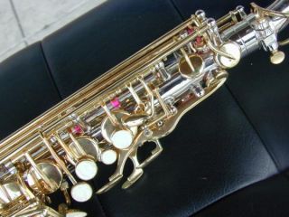 Berkeley Deluxe Engraving Silver Gold Alto EB Saxophone