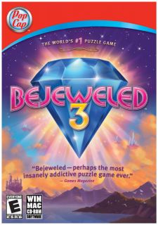 Bejeweled 3 Puzzle Game by Pop Cap Includes Zen Mode for Windows PC 