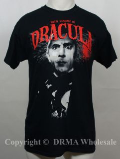 Authentic Universal Monsters Dracula Bela Lugosi Face T Shirt s M L XL 