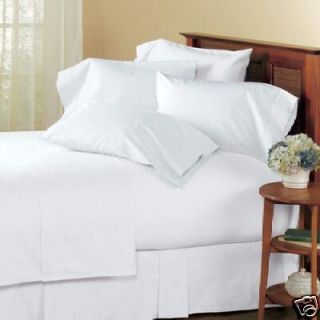 6pc Twin XL SL White Bed in A Bag Comforter Set 1200TC