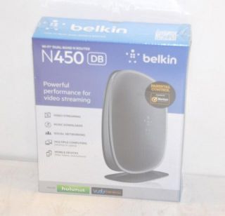 Belkin Play N450 4 Port Gigabit Wireless N Router F9K1105