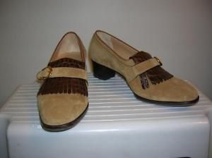 BELTRAMI Camel Brown Suede Shoes 5 7 5 NICE