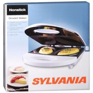 Sylvania Nonstick Electric Omelet Maker   Cool Touch Housing, Easy 