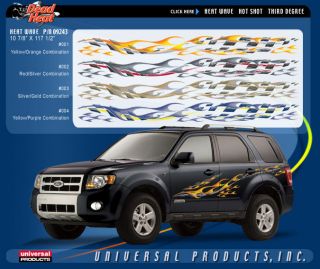 fast graphics heat wave decal kit 10 7 8 x 117 1 2 includes both right 