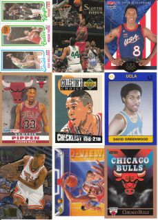    Bulls 111 card lot Scottie Pippen Toni Kukoc Luc Longley Ben Gordon