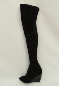 BN BELLE SIGERSON MORRISON Black Thigh OverKnee Boots UK4.5 37.5
