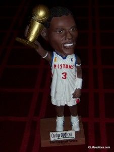 Ben Wallace Bobblehead 2004 Champion Detroit Pistons NBA Basketball 