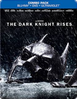 The Dark Knight Rises (Blu ray/DVD, 2012, UltraViolet; Steelbook)