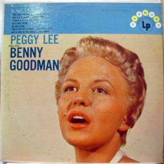 peggy lee sings with benny goodman label harmony records format lp 