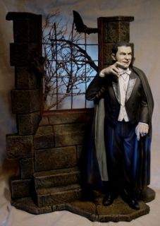 Bela Lugosi 12 Count Dracula Statue Diorama w Professional Build 
