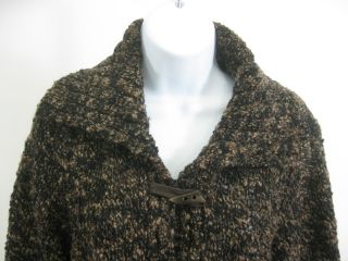 You are bidding on a BELFORD brown fine wool double toggle front 