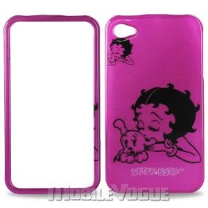 Betty Boop Hard Cover Case for Apple iPhone 4 4S at T Verizon