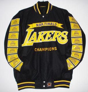 Size XXXXL NBA Los Angeles Lakers Commemorative Wool Reversible Jacket 