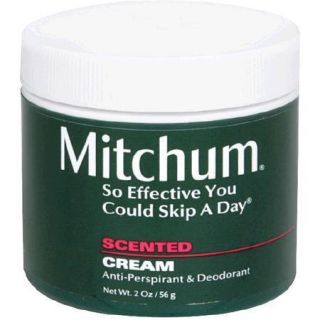 Mitchum Cream Anti Perspirant Deodorant Scented 2 oz Jar RARE New Full 