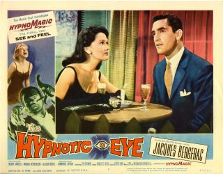 The Hypnotic Eye 1960 Lobby Card Set Jacques Bergerac