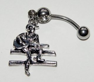 Belly Button Navel Ring Dangle Farm Country Themed