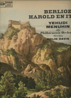 Berlioz Harold Italy Stereo Colin Davis Yehudi Menuhin French LP CVA 