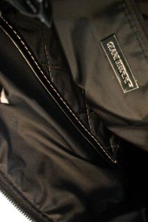 Giani Bernini New Black Leather Messenger Handbag Medium BHFO