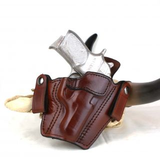custom made holster for bersa thunder 380 iwb brown reinforced mouth