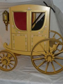   Girl Pleasant Company Felicity Carriage w/ Horse Reins & Harness Poles