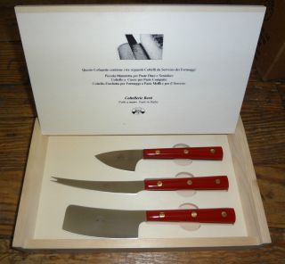Coltellerie Berti Italian Cheese Knife Set New in Box