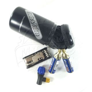   Tubes Storage Bottle w CO2 Inflator CO2S Multi Tool Road or MTB Tube