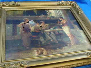 Antique Greco Roman Oil Painting Benjamin Constant