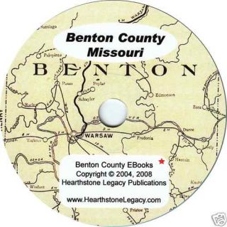 Benton County MO Warsaw Missouri History Genealogy