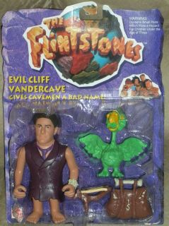 The Flintstones Movie Evil Clife Vandercave Action Figure 1993