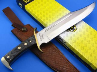 Timber Rattler Western Outlaw Giant Bowie Fixed Blade Knife with 