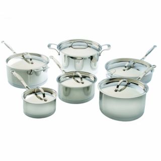 BergHOFF Earthchef Acadian 12 Piece Cookware Set Stainless Steel