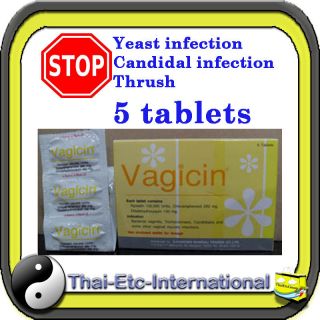   Thrush Yeast Infection Candida Treatment Vaginal Tablets Antifungal