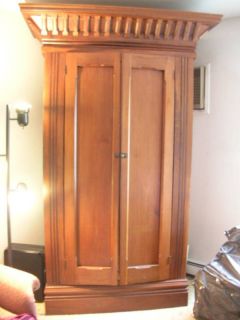 mixed wood armoire date unknown pick up ohio time left