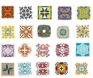 New Bernina Artista Embroidery Machine Card Quilt Squares 3