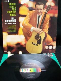 Bill Anderson and The PoBoys Bright Lights Country Music LP